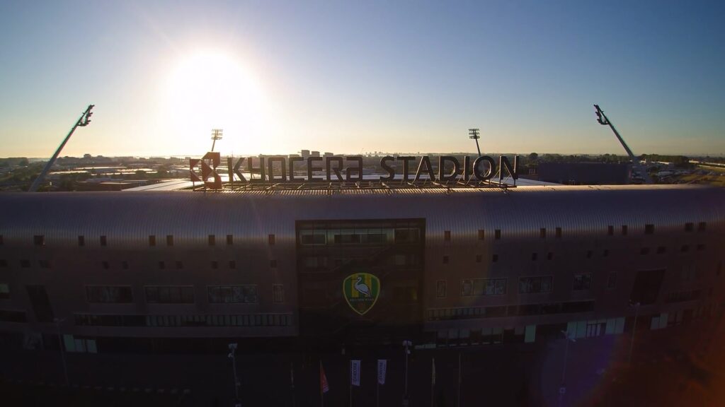 Archiefbeeld van het thuisstadion van ADO Den Haag